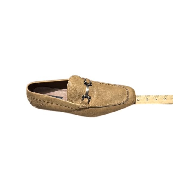 Aston Grey Shoes Mens 9.5 Tan Leather Bit Loafer NAVARRO Gentleman Gangster main image 5